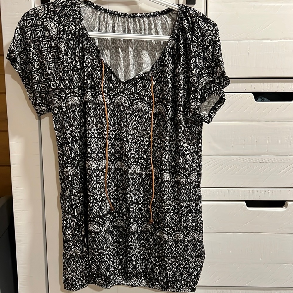 LASCANA tie neck top